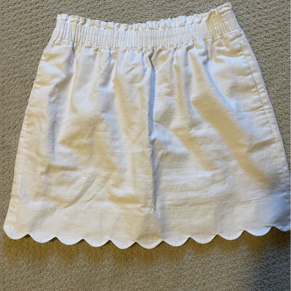 J Crew Factory White Skirt